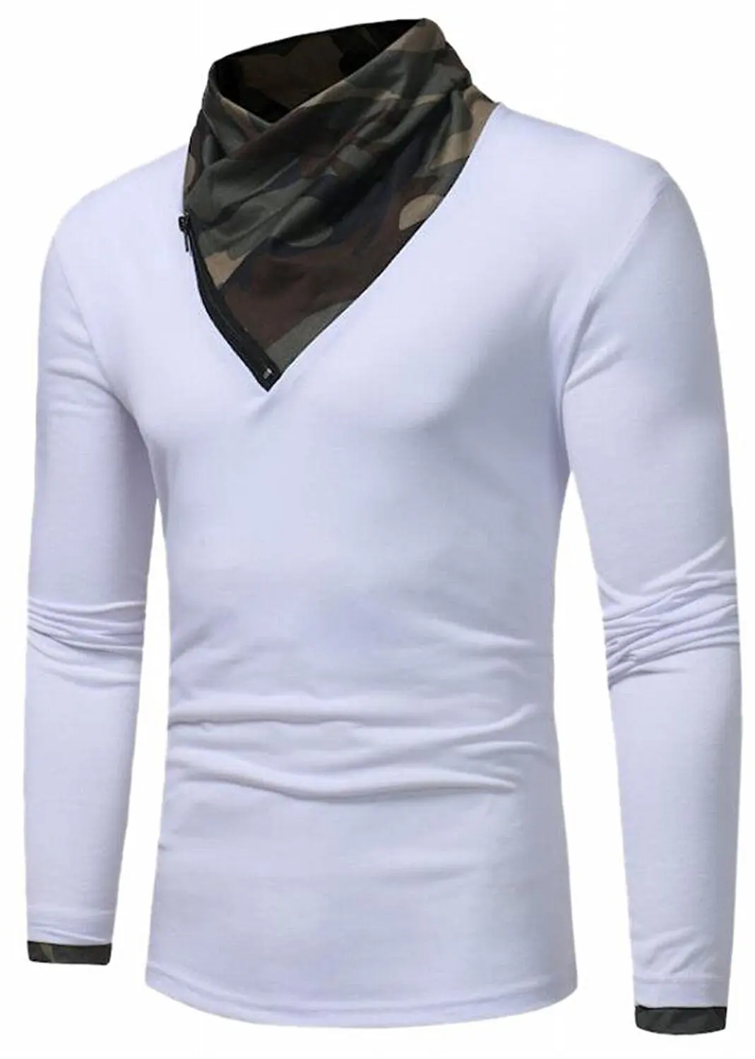 cowl neck shirts for men