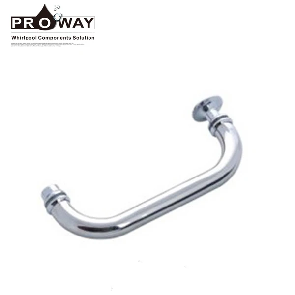 Shower Cabin 140mm Hole Distance Stainless Steel Sliding Glass Shower