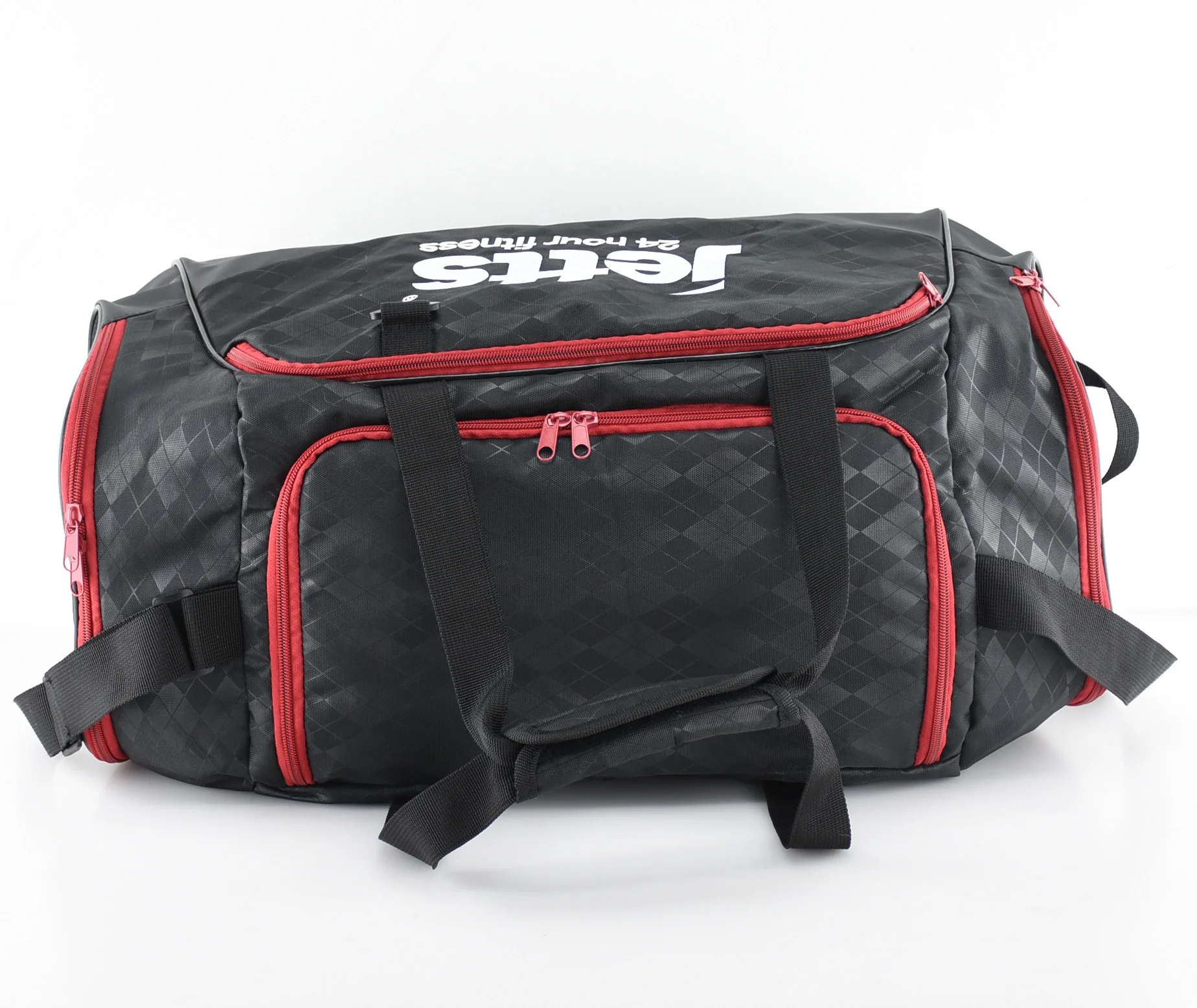 gym bag with mesh shoe compartment