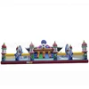 large titanic inflatable water pool slide blower bouncy slide for adults
