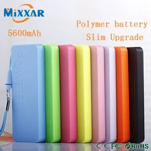 Portable Powerbank 5600mAh 5.0V DC USB External Backup Battery Charger Slim Power Bank Multicolor For tablet pc Smartphone