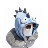 U shaped + unicorn shape airplane travel kids hoodie neck pillow