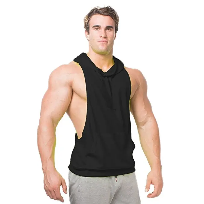 gym hoodies sleeveless