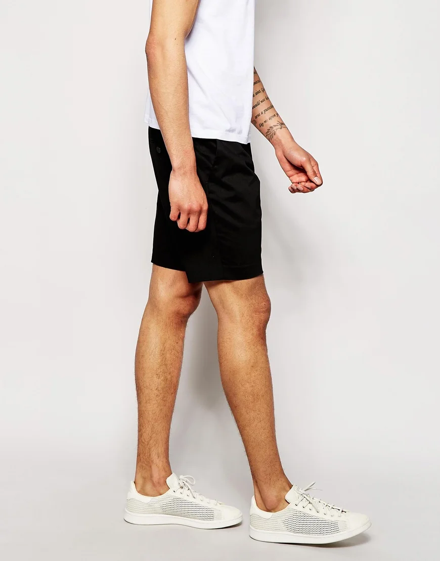 slim running shorts