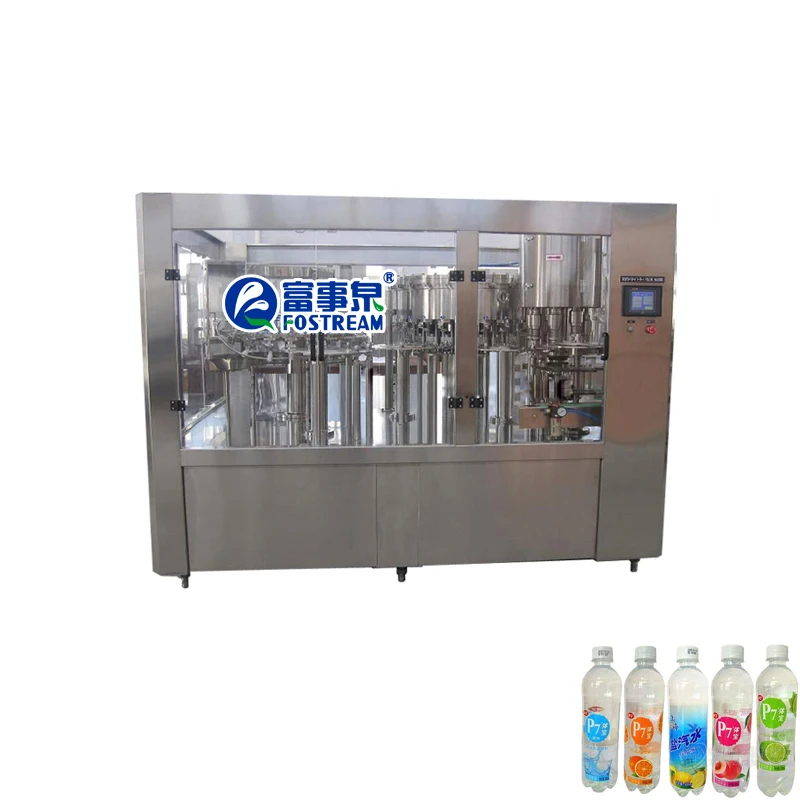 High Quality Plastic PET Bottle Sparkling Water Filler/Complete Carbonated Drink Filling Machine