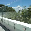 12mm tempered glass standoff glass railing for wood structure