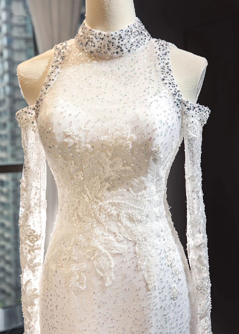 婚纱礼服品牌名称: 詹肯伯 定制尺寸: 是的 变更: 对于大多数设计来说