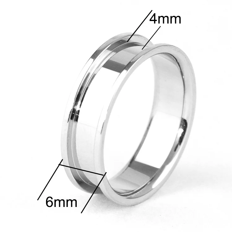 Custom Made Stainless Steel Ring Blanks For Inlay.jpg
