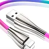 2019 Hot Zinc Alloy Rainbow Data Line type-c usb charging data cable nylon braided Fabric art waved cable For Android/iphone