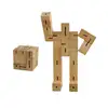 Wooden Robot Cube Man High Quality IQ Training Deformation Toy 3D Puzzle Cube Robot For Kids