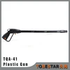 High quality push-pull setting switches nozzle including car wash water gun with long plastic lance