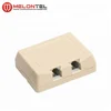 MT-5801-2 Dual port surface box telephone outlet telephone socket