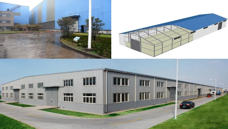 Best construction design steel structure warehouse multi 