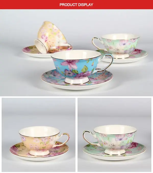 Bone China Tea Cups / Fine Bone China Bulk Tea Cups And Saucers Cheap