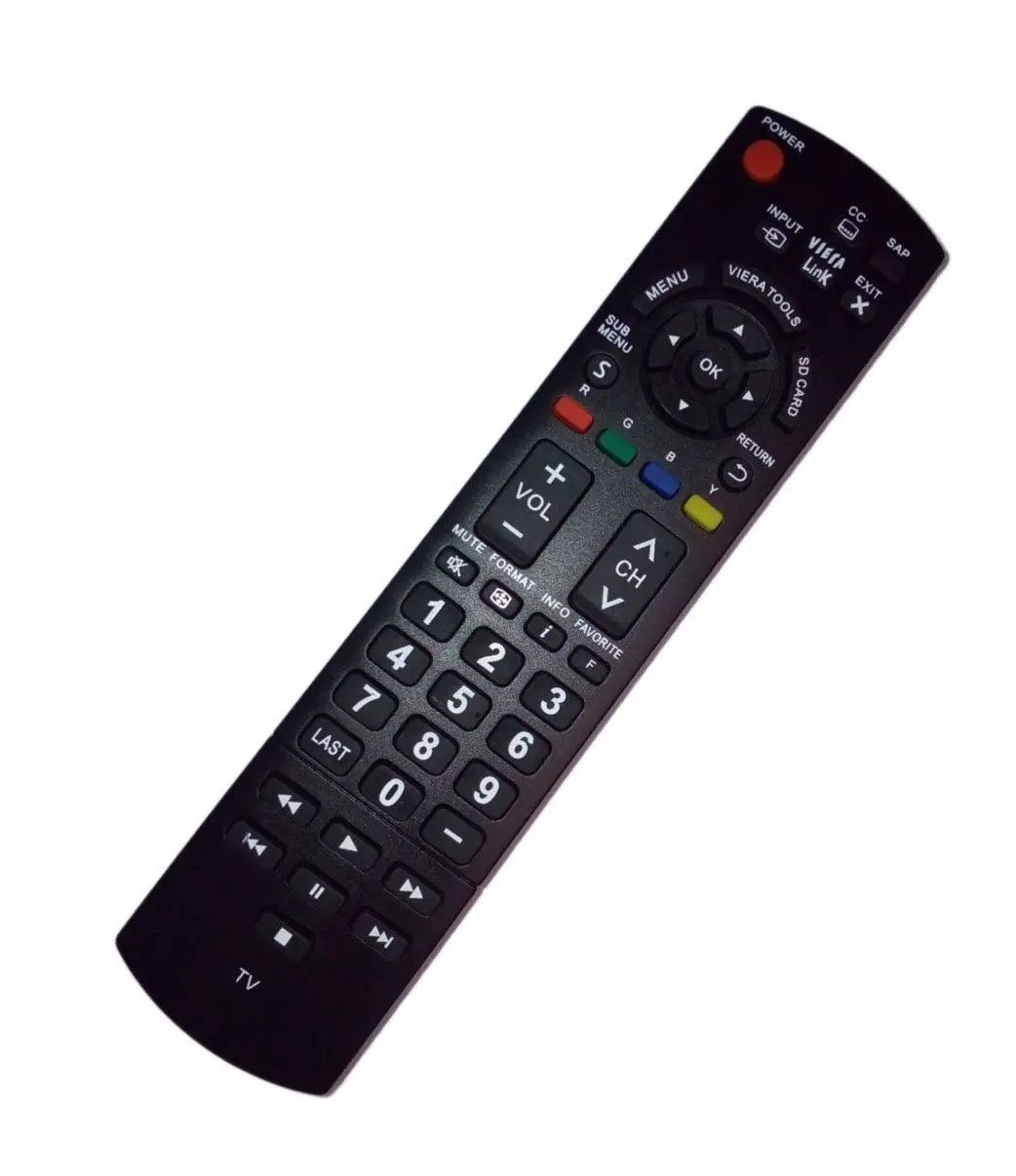 N2QAYB000570 Remote Control Replaced for Panasonic TC42PX34 TC-32LX44S TCL42E30 TC-L42E3 TCP50X3 TC32LX44S Plasma LED LCD TV