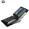 Wholesale Top Sale Classical style of RFID Blocking Bifold Leather men purs cowboy vintage wallet with ID Windows Coin Pocket