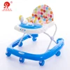 Cheap baby walking toys plastic musical baby activity walker with brakes