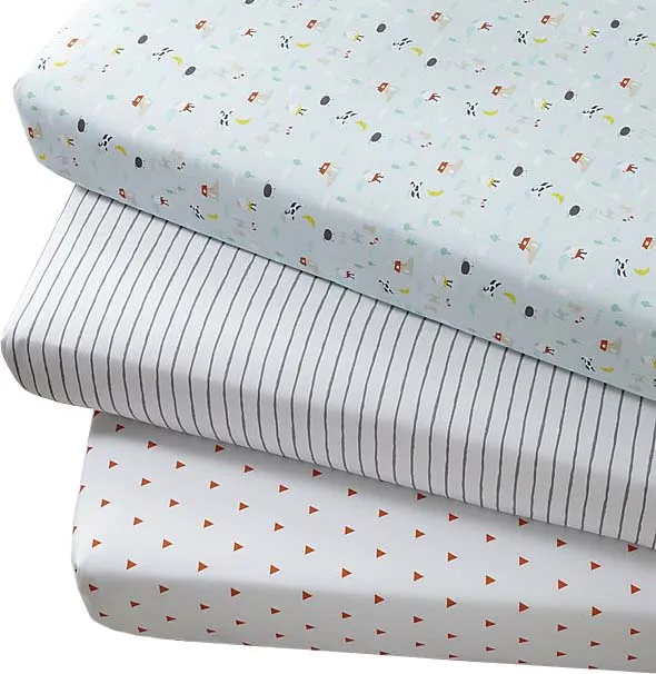 Soft Baby Knitted Crib Sheet Set Mattress Cover Buy Baby Fitted