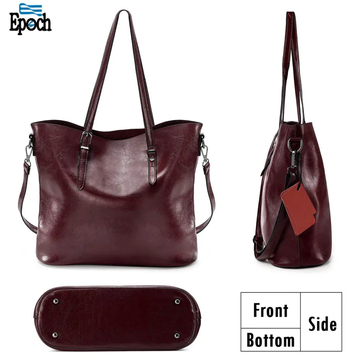 Alibaba 2020 Online Shopping Multi Use Fashion Leather Tote Women Bag