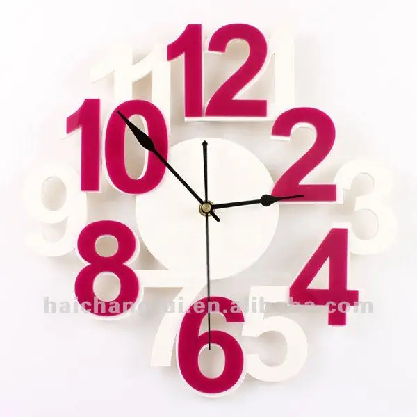 custom eagle design wall clock