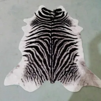 Zebra Tier Teppiche Faux Fur Kuhfell Teppich Buy Rindsleder
