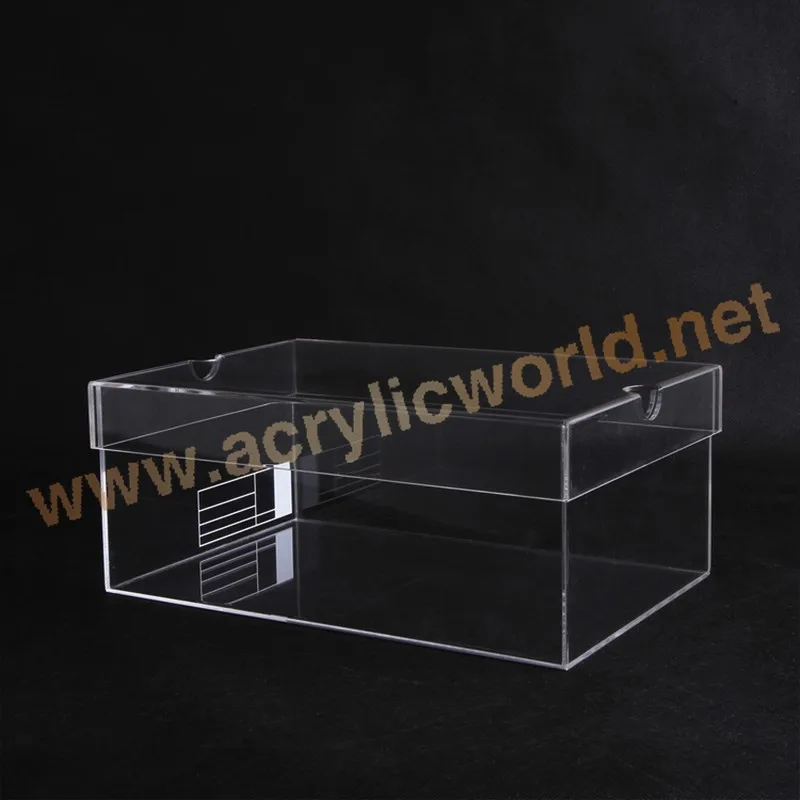 Factory Custom Clear Acrylic Shoe Boxes/perspex Shoe Box/display Shoe