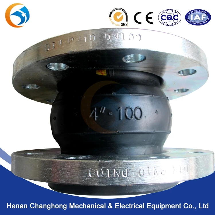 Hypalon Flexible Hydraulic Rubber Expansion Joints For Hydraulic System