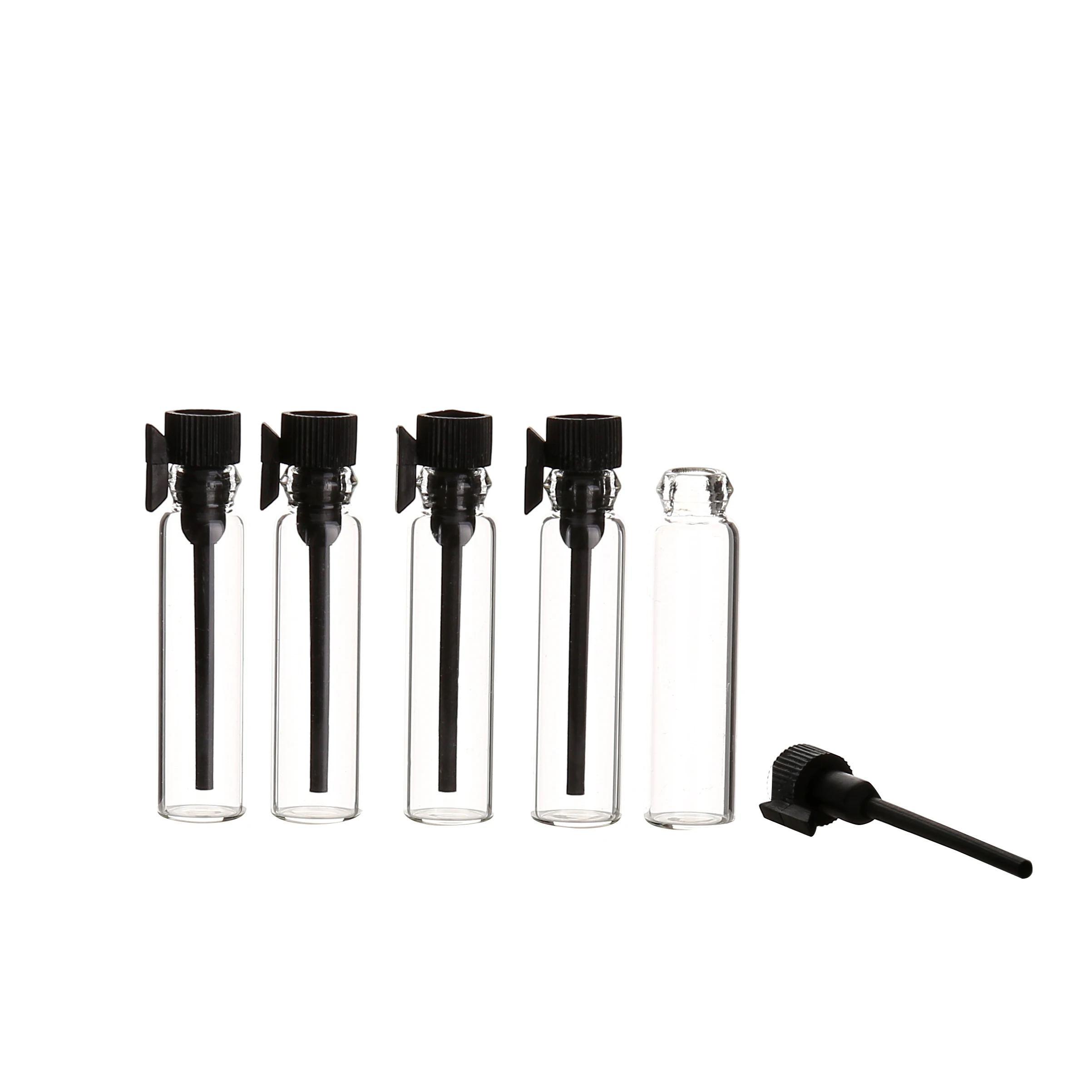 1ml Perfume Tester Glass Vial With Pe Plug Buy Prefume Trial Vials,Sample Free 1ml 5ml