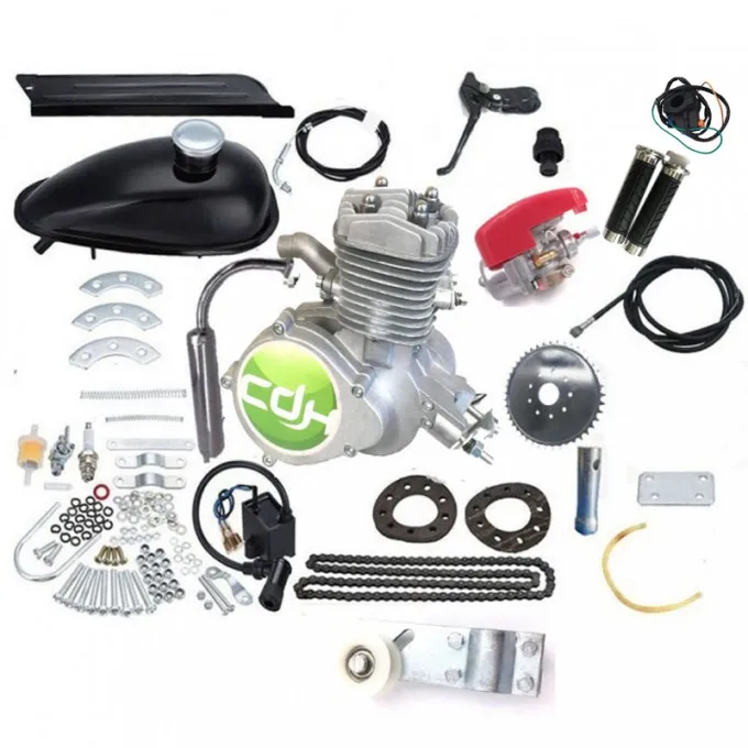 Performance Cylinder Body Kit (47mm Bore) For 66cc/80cc/100cc 2-Stroke Bicycle Engines - V80/V100 Style