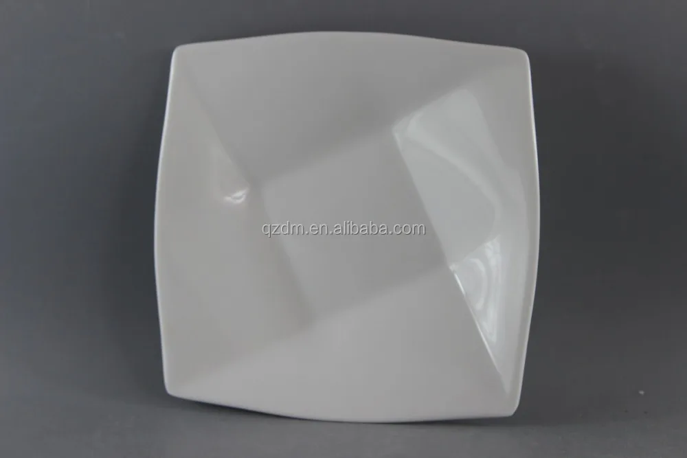 Irregular Shape Melamine White Plate And Dish In Top Grade
