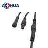 PVC M10 waterproof connector IP67 plug 2pin
