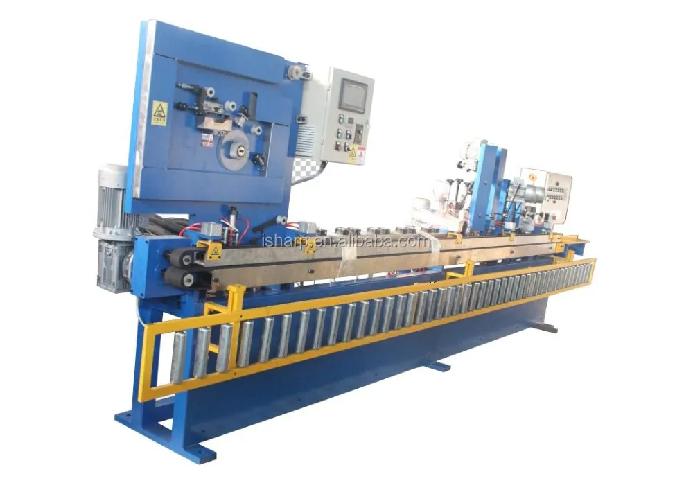 Isharp Coated Abrasive Belt Skiving Machine With Autotaping And Gluing