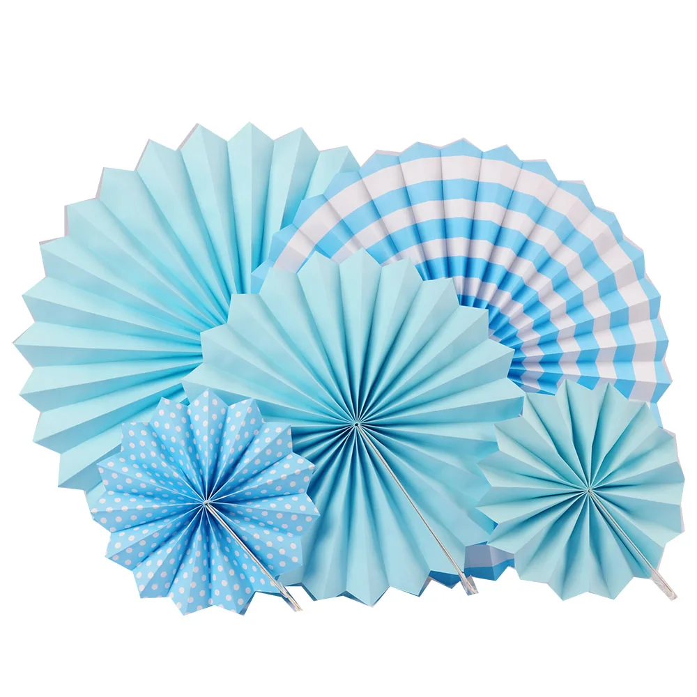 美伦艺术工艺品蓝色生日快乐纸装饰套派对