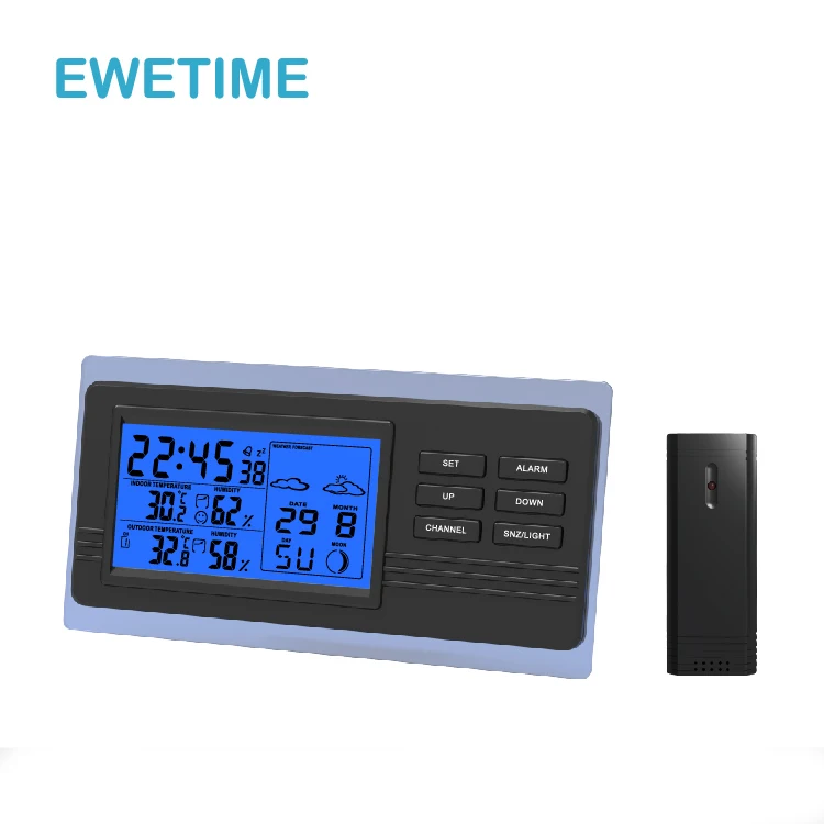 Yd8213d Ultronic Estación Meteorológica Reloj Con Digital Para La