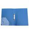 office folders letter size clear poly ring binder hole file with 2 metal rings