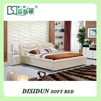 Foshan Bed Factory Beige Cow Leather Bed On Sale Home Furniture King Size Cheap Bedroom Sets Buy Cheap Bedroom Sets Cheap King Size Bed Home