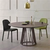 Hot wooden dining table with glass top designs
