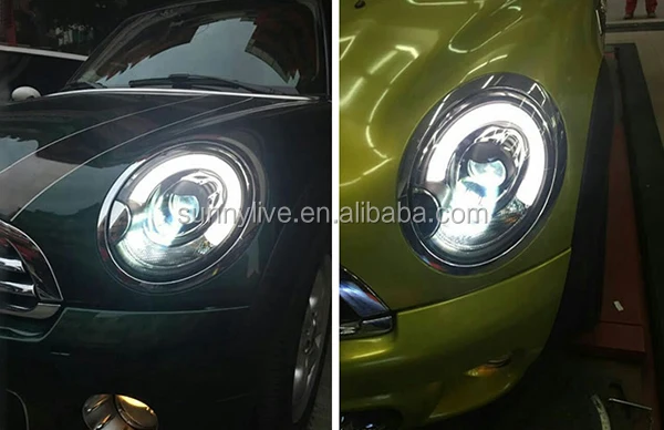 For BMW Mini Cooper Clubman R55 R56 R57 LED HeadLamps 2007-2013 Year SN