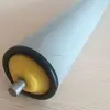 pvc unpower roller powered roller with metal sprocket and polymer