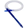 Portable flexible disposable transparent shisha tube pipe one piece snake hookah hose for smoking