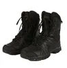TSB69 Black whirlwind genuine leather tactical boots long lasting heavy duty police SWAT CQB tactical boots