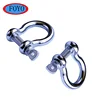 Manufacturer Stainless Steel heavy duty d ring shackle for boat