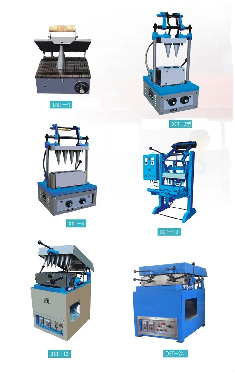 Industrial Semi Automatic Horn Torch Cup Waffle Ice Cream Cone Making Machine Commercial Ice Cream Cone Machine For Sale
