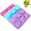 High quality wolf fox shaped silicone cake decorating mold