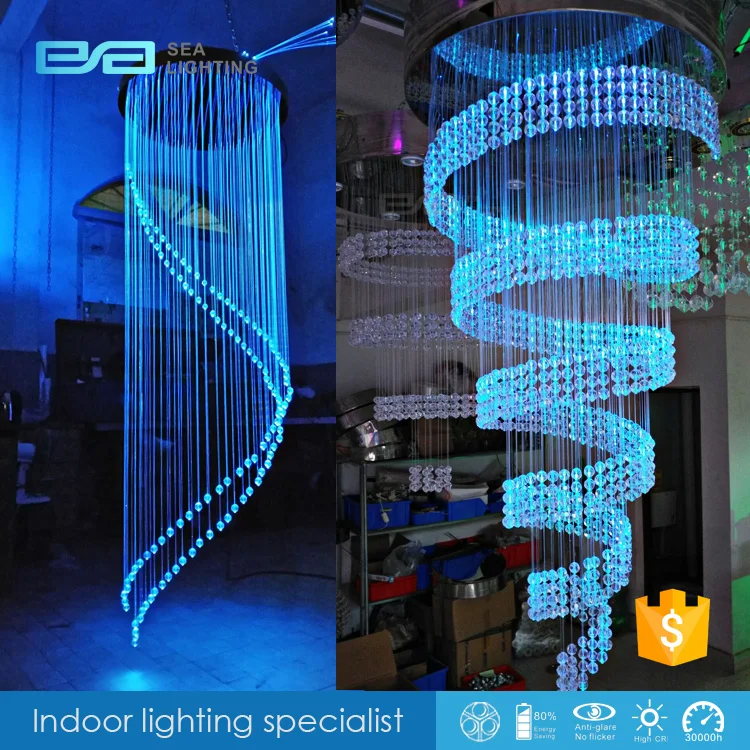 Residential Fiber Optic Lighting Taper Silk Ribbon Colourful Chandelier 2101694 Residential Fiber Optic Lighting Taper Silk Ribbon Colourful Chandelier 2101694