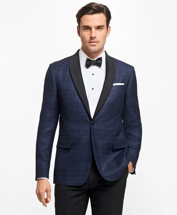Men's Plaid Tuxedo Jacket - Buy Fall Wedding Suits,Wedding Suits For ...