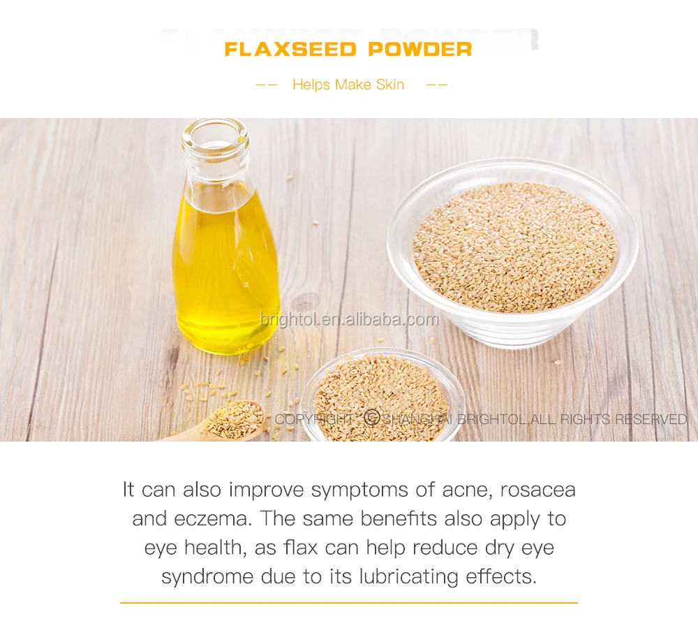 High Quality Flaxseeds Extract Powder Buy Bulk Flax Seed Plant