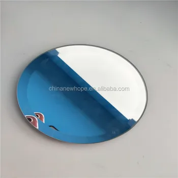 5 Decorative Bevelled Edge Hexagon Mirror Candle Plate Buy