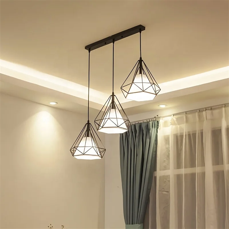 Lamparas PUZHUOER 9W Indoor lights Restaurant Simple Style Chandeliers for Home chandeliers lighting