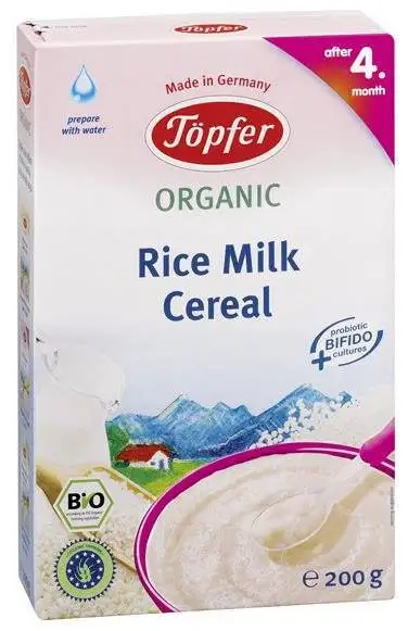 rice milk cereal - organic & probiotics (gluten free)